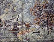 Paul Signac Bridge oil painting on canvas